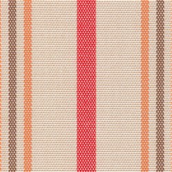 DOCRIL G - NATURE 478 140CM ACRYLIC CANVAS RED & BEIGE MED STRIPES 478