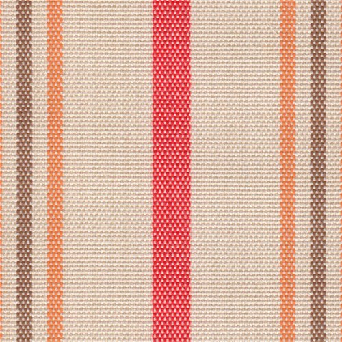478 - Red Beige Med Stripe