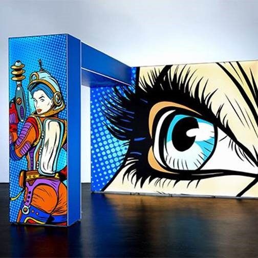 Lightbox display advertising