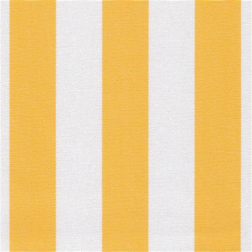 DOCRIL G - BEACH 469 140CM ACRYLIC CANVAS YELLOW & WHITE STRIPES 469