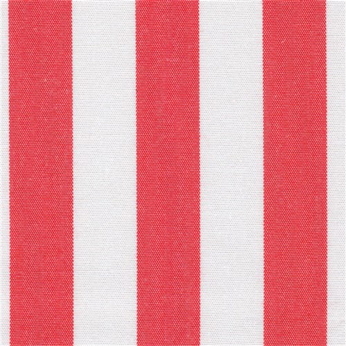 DOCRIL G - BEACH 470 140CM ACRYLIC CANVAS RED & WHITE STRIPES 470