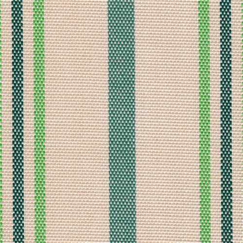 DOCRIL G - NATURE 481 140CM ACRYLIC CANVAS GREEN & BEIGE MED STRIPE 481
